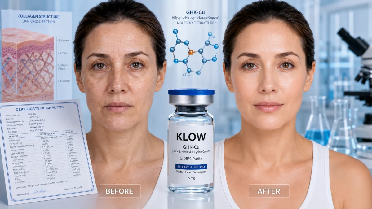 KLOW Peptide Skin Research for Dull, Aging Skin